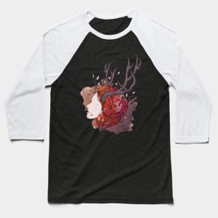 Autumn goddess Baseball T-Shirt